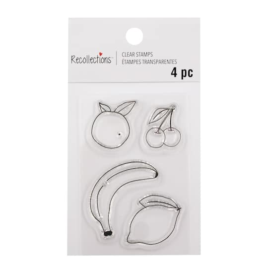 Mini Fruit Clear Stamp Set by Recollections™